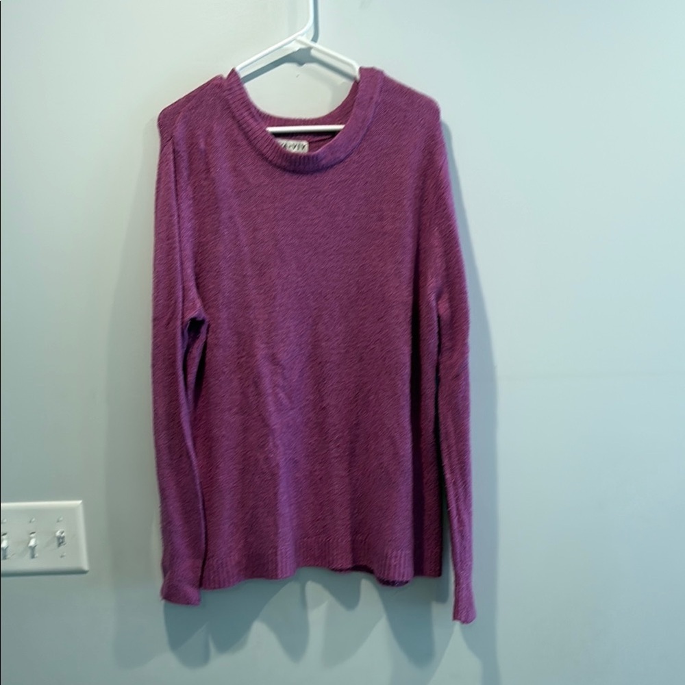 Ava & Viv Rich Purple Sweater